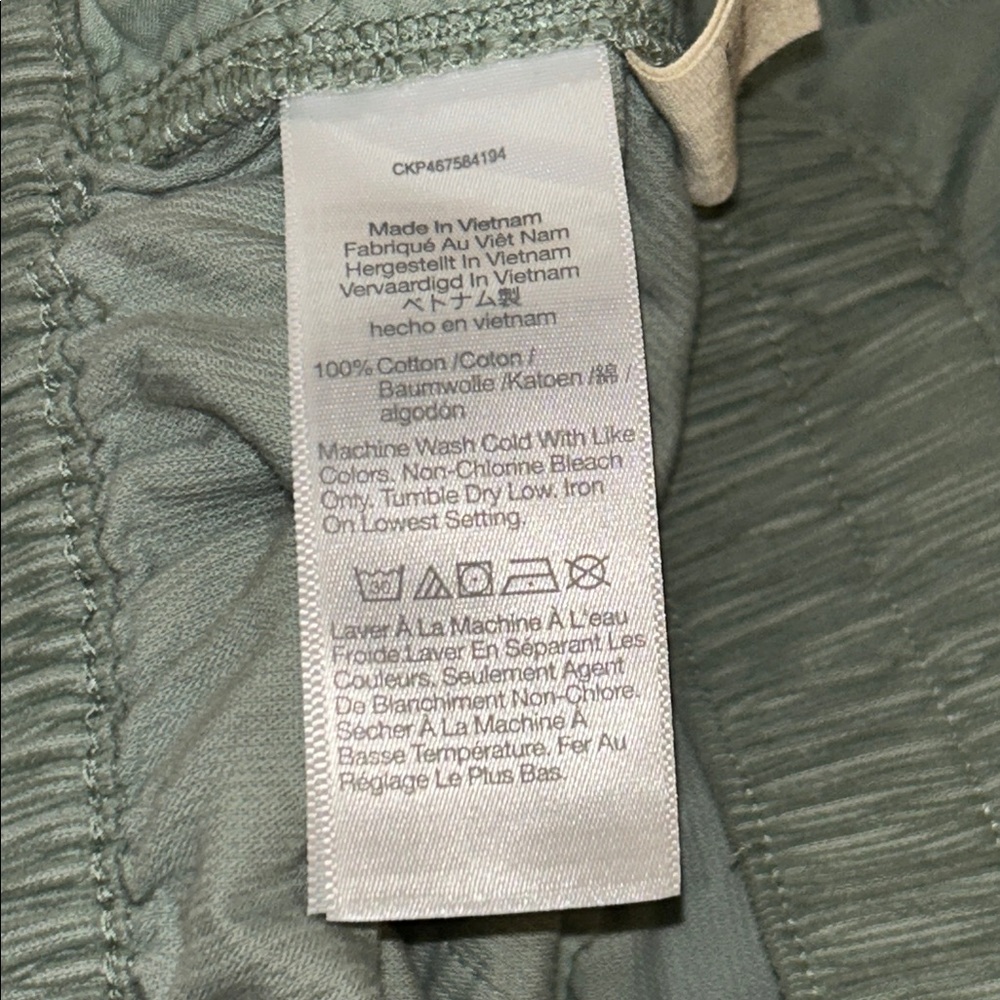 NWT Madewell Corduroy Pull-On Tapered Pants in Frosted Sage size Small - Picture 14 of 15